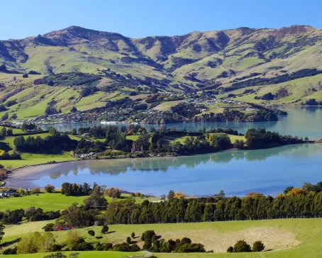 Beautiful view of Akaroa