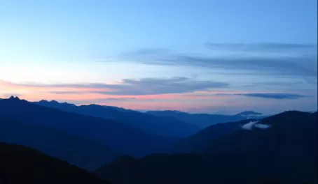 Sunset at Phuyupatamarca, Inca Trail