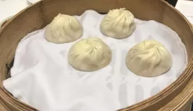 Soup dumplings at Din Tai Fung, Hong Kong