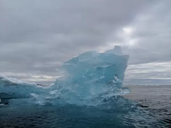 Fifty Shades of Blue in Antarctica