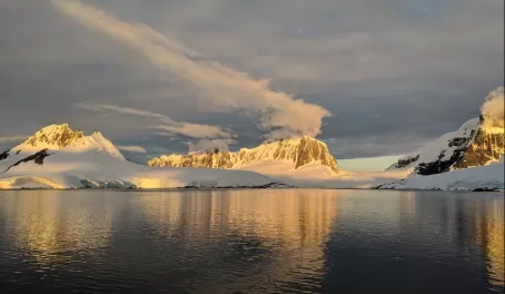 Antarctica offers some unreal sunsets