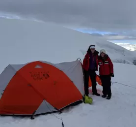 Camping on the Antarctic continent! Chilly but worth it