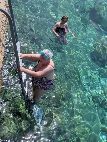 Swimming in Gozo