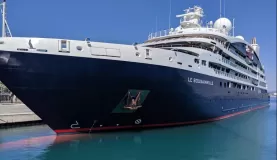 Our ship, Le Bougainville