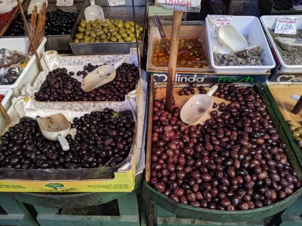 Olives at Capo Market