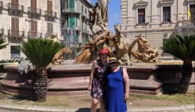 Fountain in Ortygia (Syracuse)