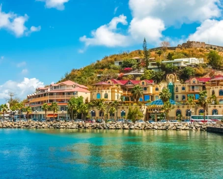 Soak in the sun in colorful Marigot