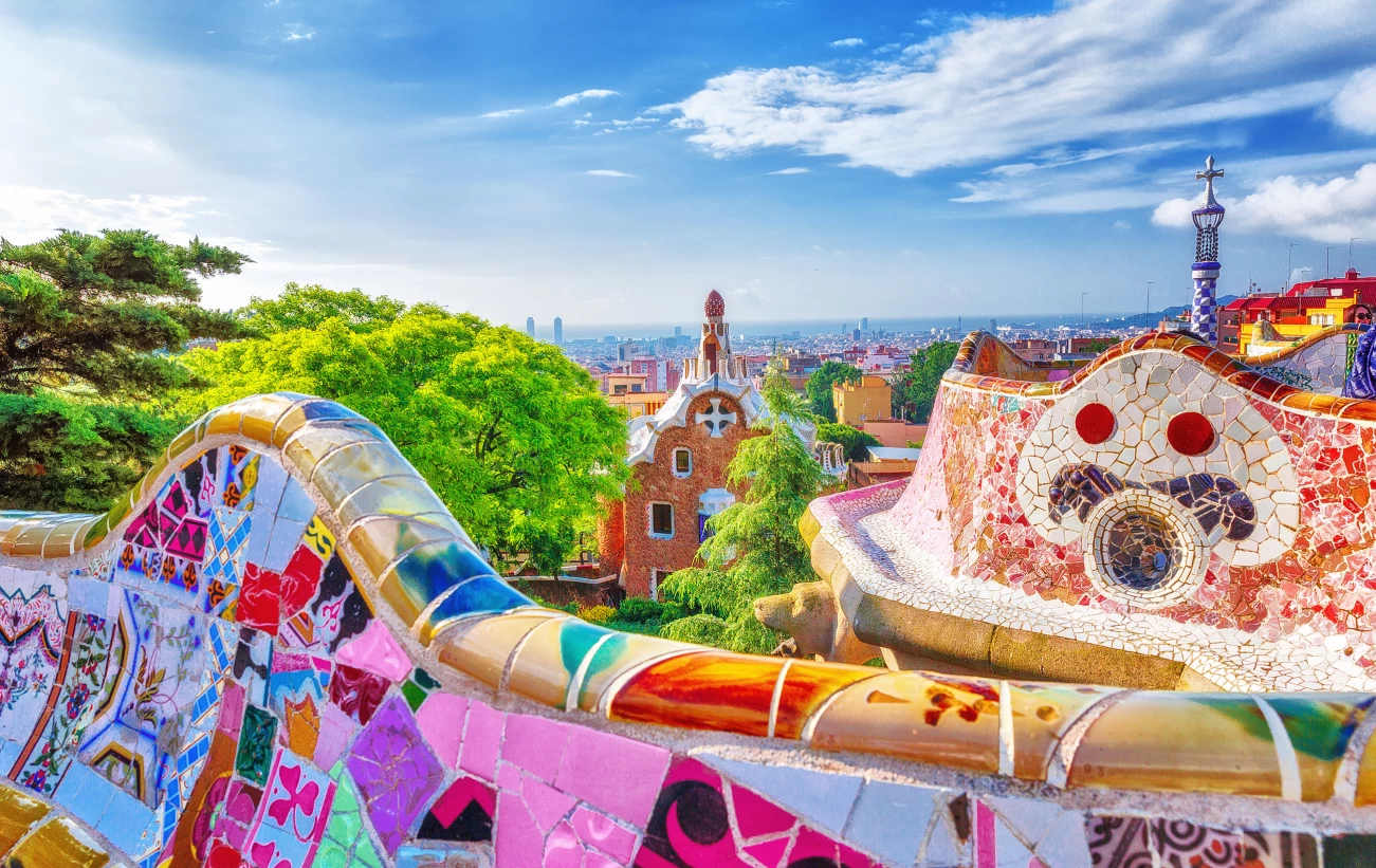 Wander through Gaudi's masterpiece, Parc Güell