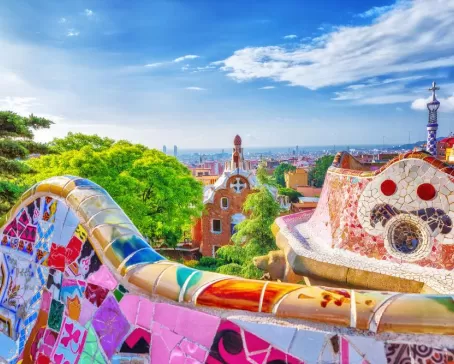 Wander through Gaudi's masterpiece, Parc Güell