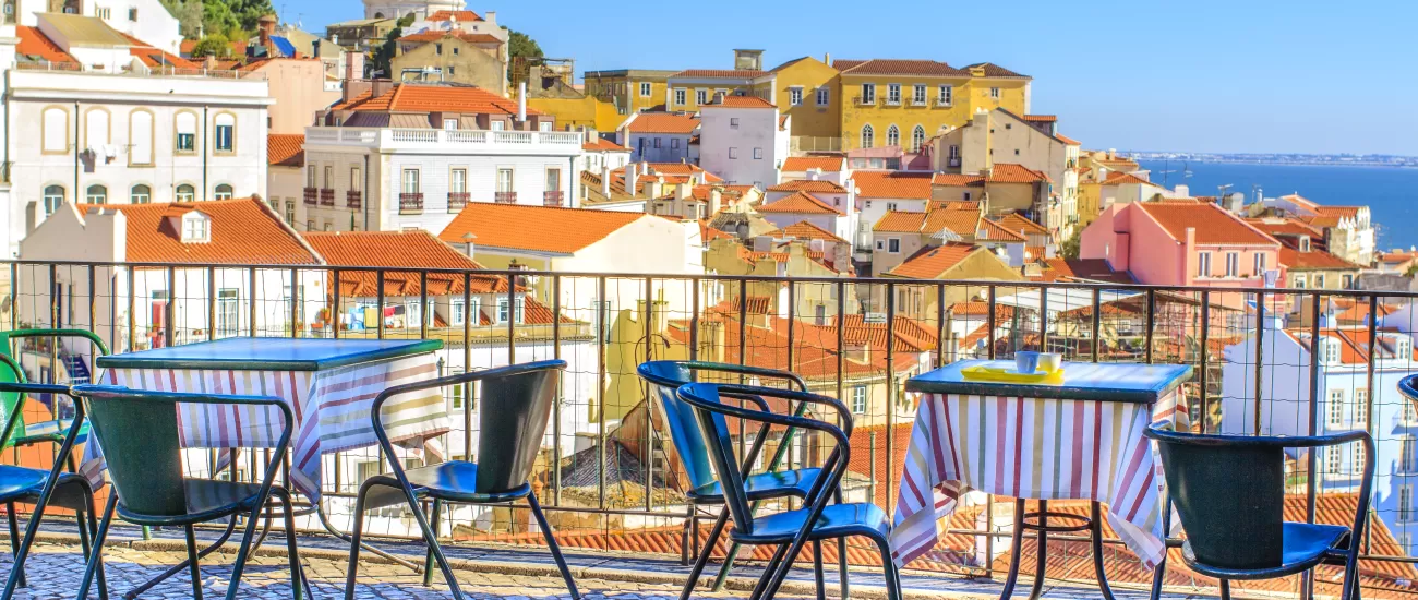 Relax with a stunning view of Lisbon