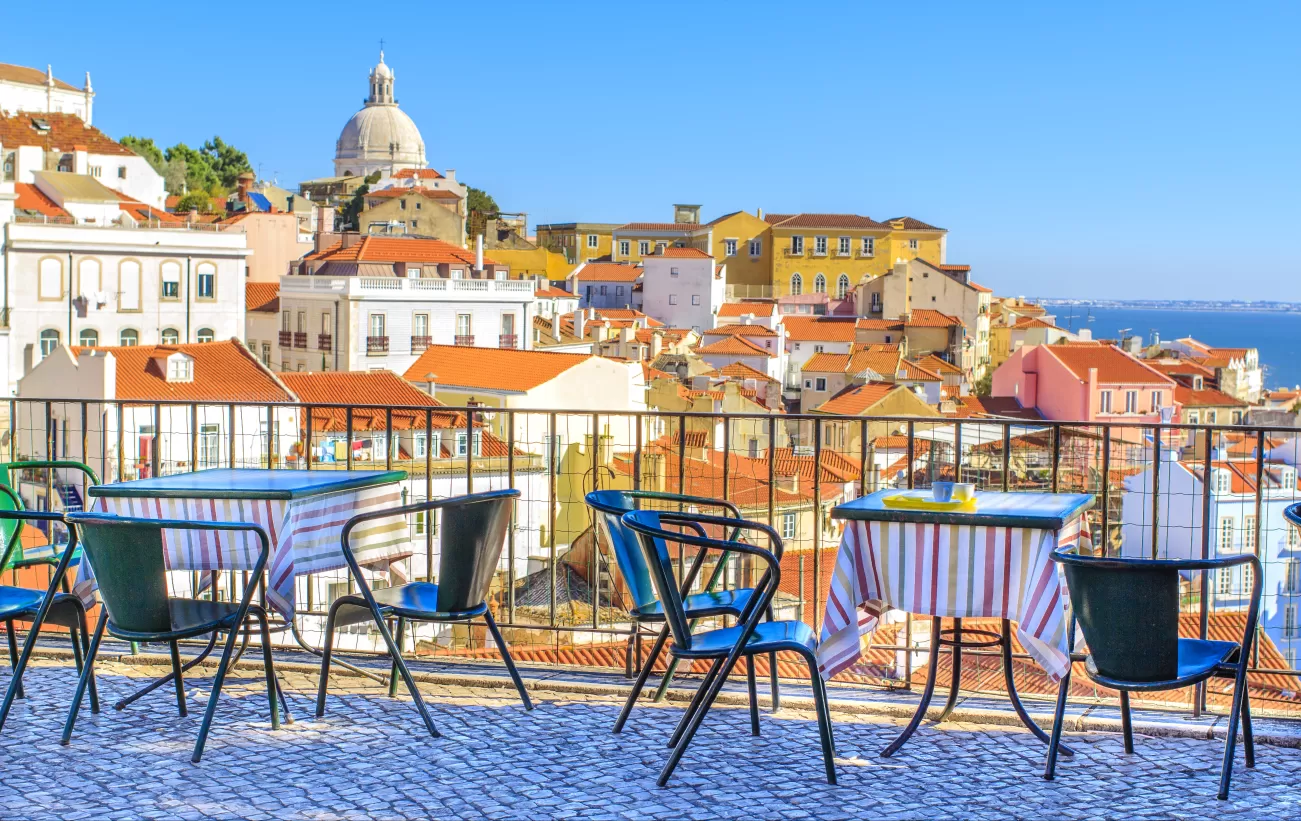 Relax with a stunning view of Lisbon