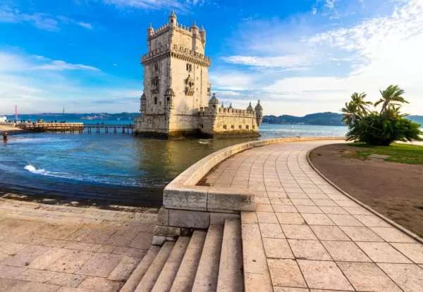 Visit the historic Belem tower near Lisbon