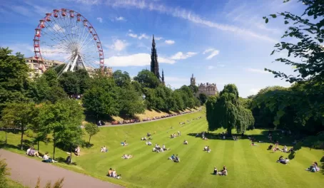Relax in one of Edinburgh's parks