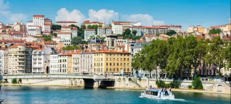 Cruise the Rhone river in charming Lyon