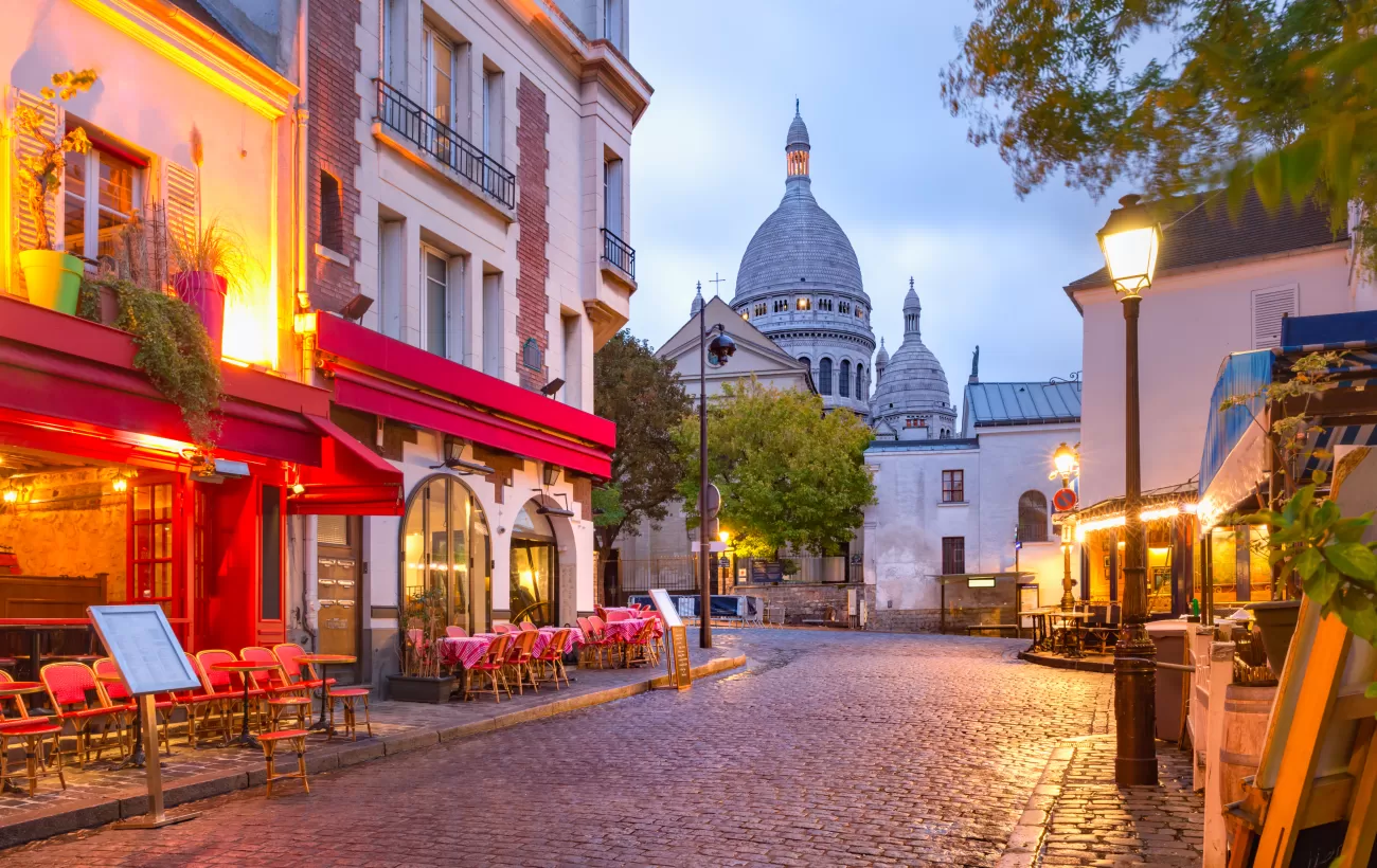 Wander through Paris' historic Montmartre district