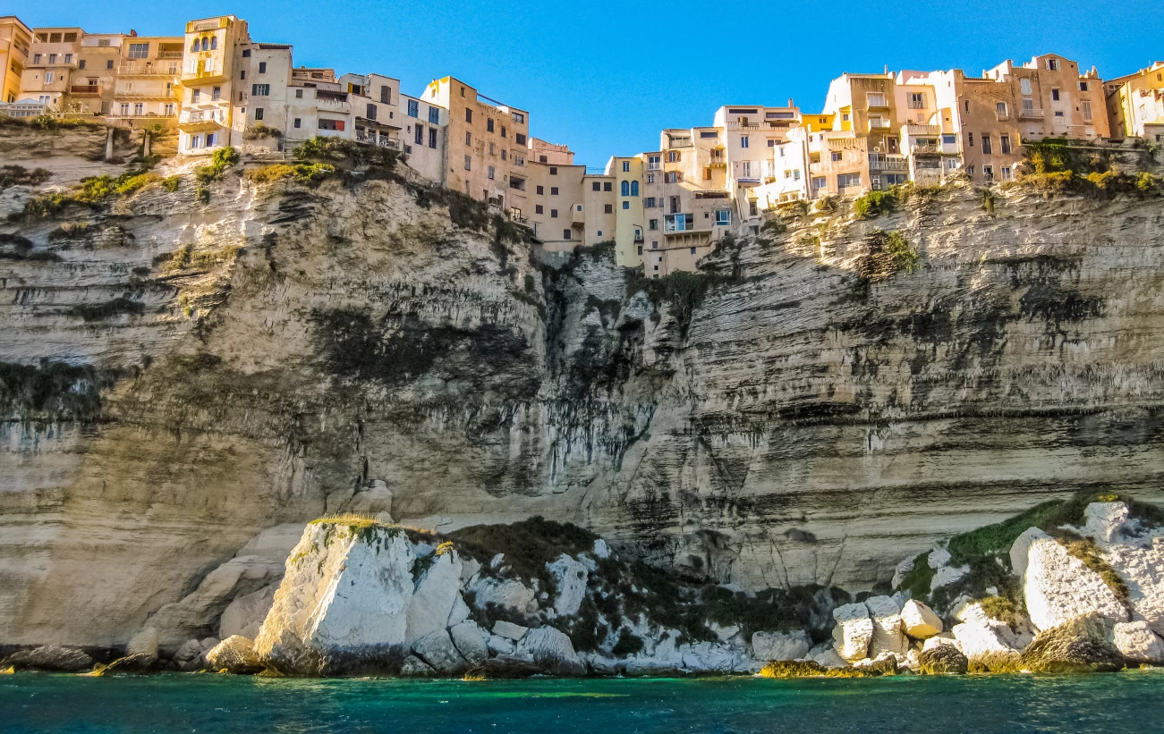 Explore historic Bonifacio atop the cliffs of Corsica