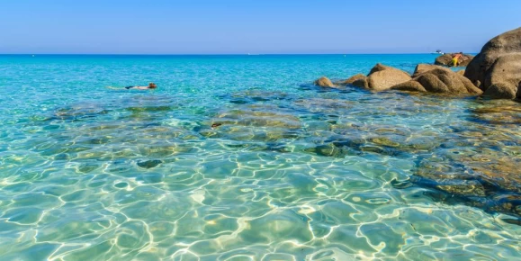 Swim in the clear waters of the Mediterranean