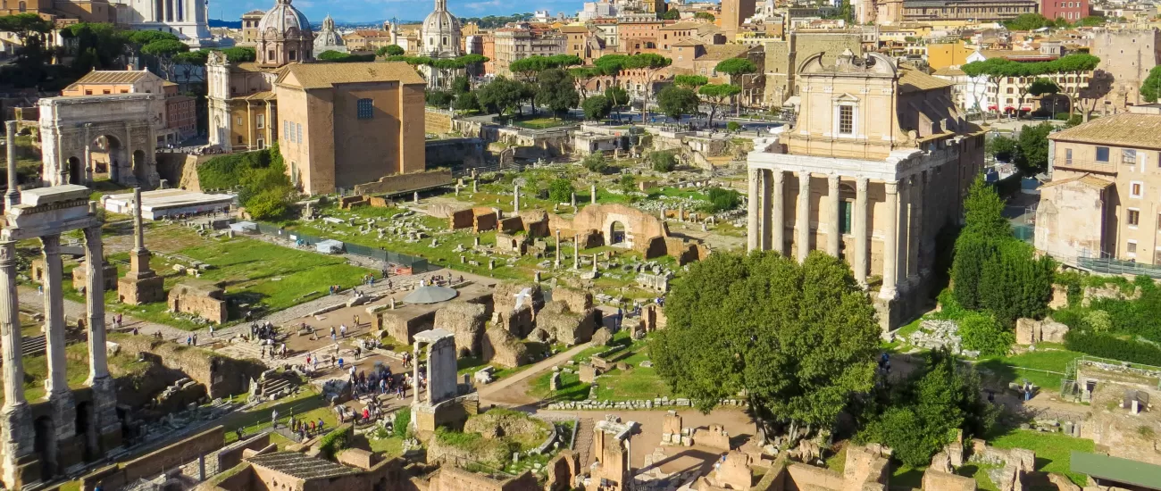 Visit the Forum Romanum, the center of ancient Rome