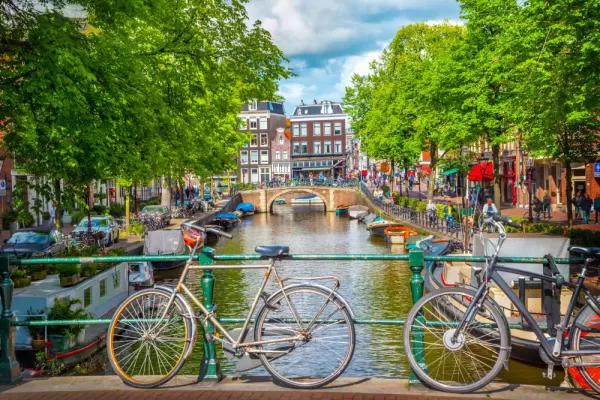 Amsterdam is known for its citizens' love for bikes!