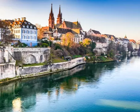 Stop in beautiful Basel, Switzerland