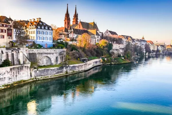 Stop in beautiful Basel, Switzerland