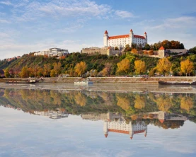 A quiet autumn morning in Bratislava
