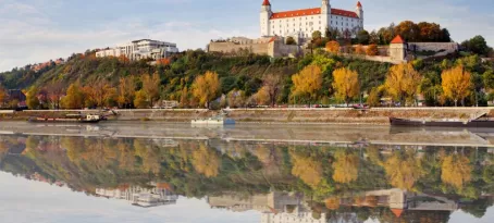 A quiet autumn morning in Bratislava