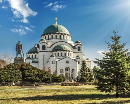 Admire the architecture of Belgrade