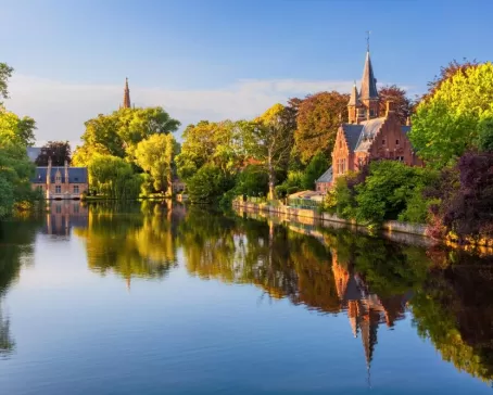 A moment of tranquility on a canal