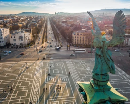 Morning light in Budapest