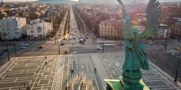 Morning light in Budapest