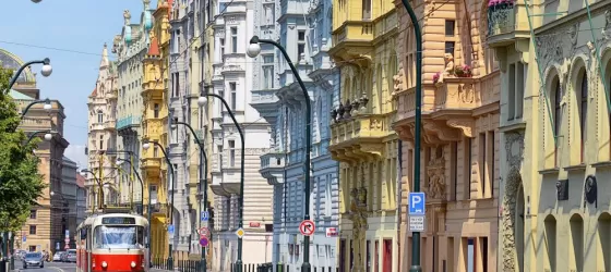 Admire the Art Nouveau architecture of Prague