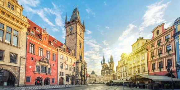 Explore Prague's colorful streets