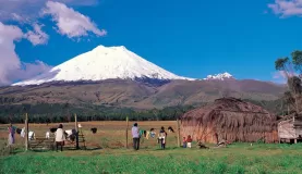 Cotopaxi Volcano in Ecuador