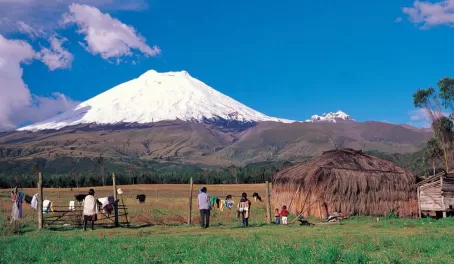 Cotopaxi Volcano in Ecuador