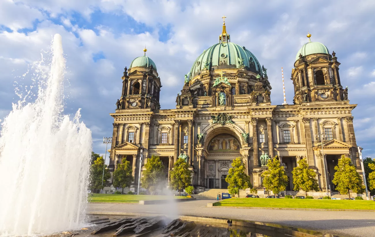 Admire the ornate decoration of the Berlin Cathedral