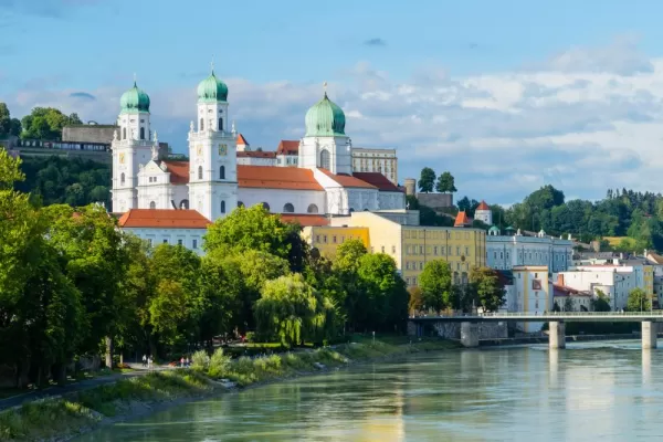 Admire the architecture of Passau