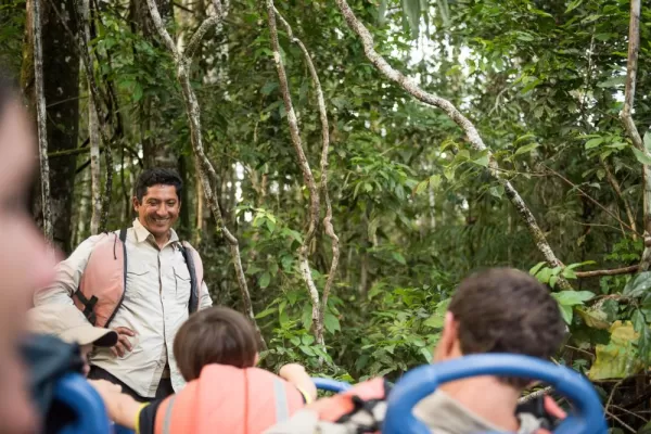 Learn about the rainforest from local naturalists