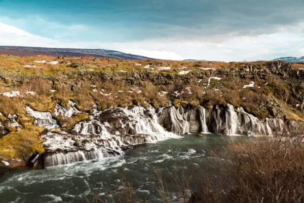 Hraunfossar Waterfall, Iceland