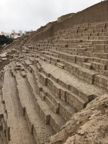 Huaca Pucllana archaeological site - right downtown Lima