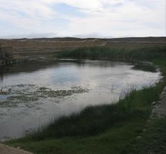 Artificial lake created in Chan Chan