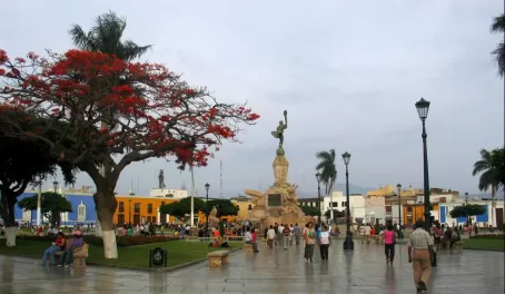 Plaza de Armas in Trujillo