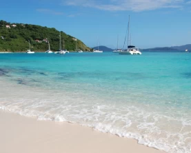 Relax on the white sandy beaches of the Caribbean