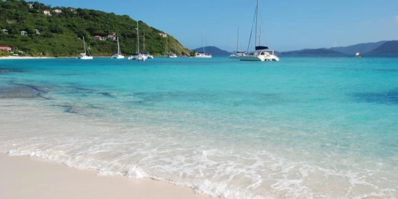 Relax on the white sandy beaches of the Caribbean