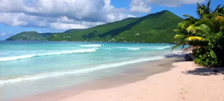 Enjoy the tranquil beaches of Tortola