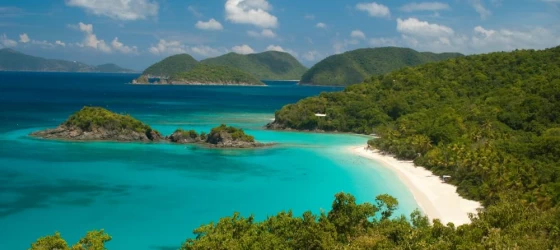 Relax on the pristine beaches of the Virgin Islands