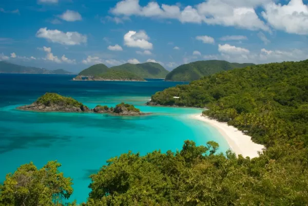 Relax on the pristine beaches of the Virgin Islands