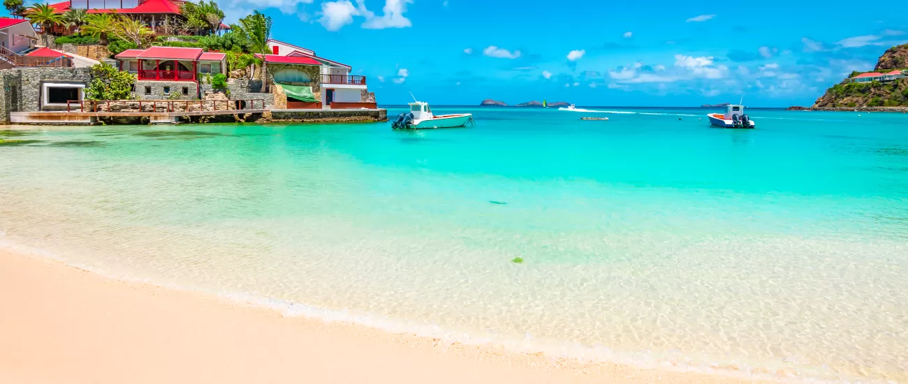 Play on the famously beautiful beaches of St. Barth's
