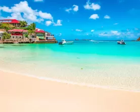 Play on the famously beautiful beaches of St. Barth's