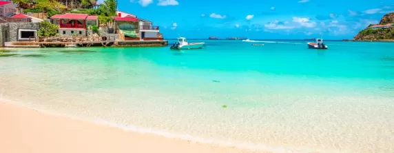 Play on the famously beautiful beaches of St. Barth's